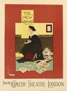 The new woman, 1895. Creator: Morrow, Albert (1863-1927)