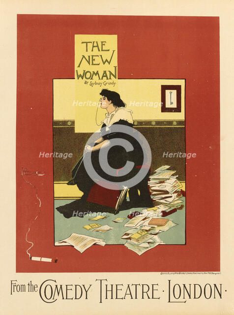 The new woman, 1895. Creator: Morrow, Albert (1863-1927).