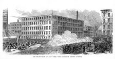 The New York Draft Riots, Second Avenue, New York City, 13-16 July 1863, (1872)