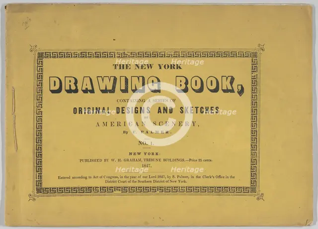 The New York Drawing Book, Containing a Series of Original Designs and Sketches of America..., 1847. Creator: Frances Flora Bond Palmer.