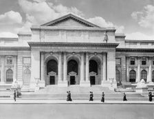 The New York Public Library building, c.between 1910 and 1920. Creator: Unknown