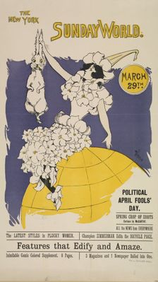 The New York Sunday world. March 29th. 1896, c1893 - 1897. Creator: Unknown