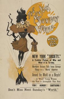 The New York Sunday world. Sunday Oct 20th. 1895, c1893 - 1897. Creator: Unknown