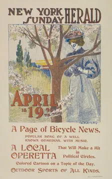The New York Sunday herald. April 19th 1896., c1896. Creator: Charles Hubbard Wright