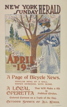 The New York Sunday herald. April 19th 1896., c1896. Creator: Charles Hubbard Wright