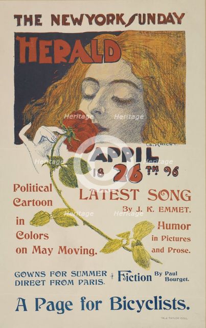 The New York Sunday herald. April 26th 1896., c1896. Creator: Charles Hubbard Wright.