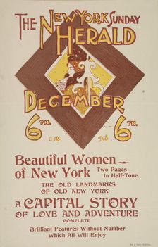 The New York Sunday herald. December 6th 1896., c1896. Creator: Charles Hubbard Wright