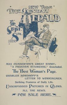 The New York Sunday herald for Sept. 8th. 1895, c1893 - 1897. Creator: Unknown