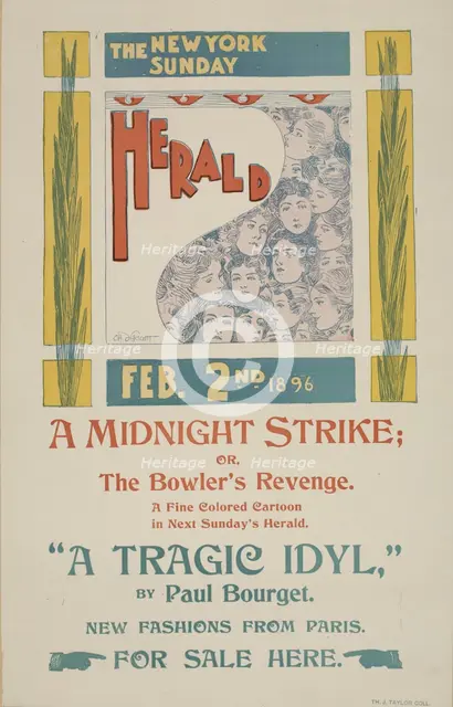 The New York Sunday herald. Feb. 2 1896., c1896. Creator: Charles Hubbard Wright.
