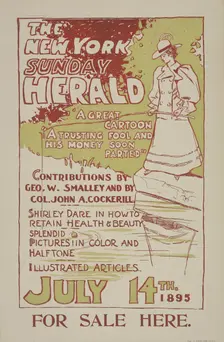 The New York Sunday herald. July 14th 1895., c1895. Creator: Charles Hubbard Wright