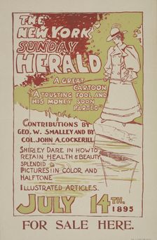 The New York Sunday herald. July 14th 1895., c1895. Creator: Charles Hubbard Wright