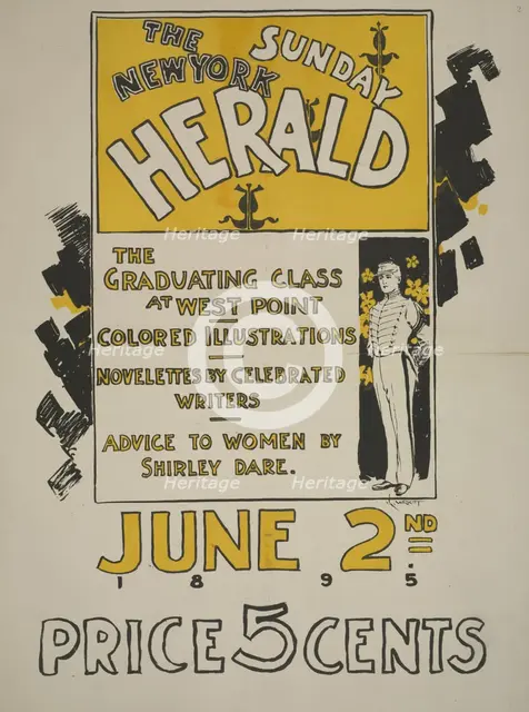 The New York Sunday herald. June 2nd 1895., c1895. Creator: Charles Hubbard Wright.
