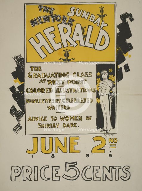The New York Sunday herald. June 2nd 1895., c1895. Creator: Charles Hubbard Wright.