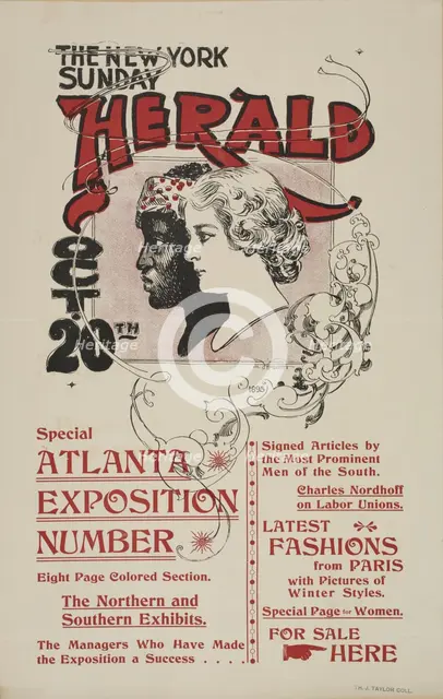 The New York Sunday herald. Oct. 20th 1895., c1895. Creator: Charles Hubbard Wright.
