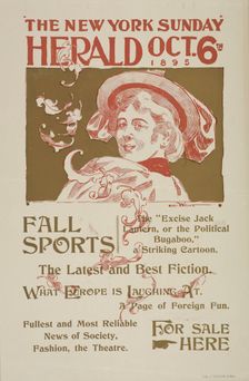 The New York Sunday herald. Oct. 6th 1895, c1895. Creator: Charles Hubbard Wright