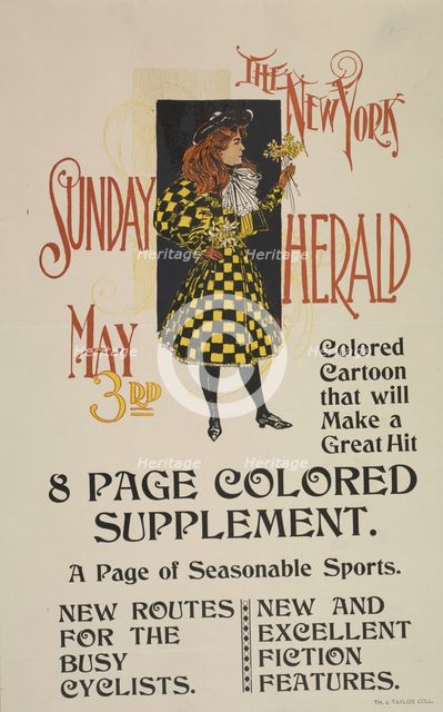 The New York Sunday herald. May 3rd, c1893 - 1897. Creator: Unknown.