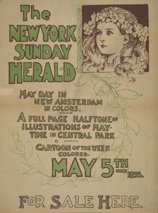 The New York Sunday herald. May day [..] May 5th 1895., c1895. Creator: Charles Hubbard Wright