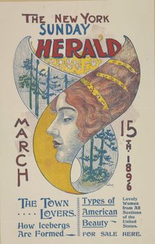 The New York Sunday herald. March 15th 1896., c1896. Creator: Charles Hubbard Wright