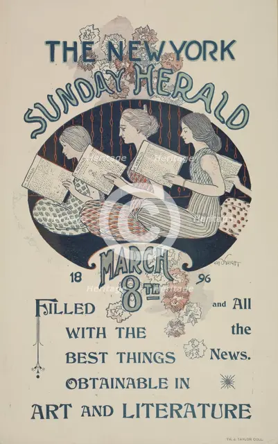 The New York Sunday herald. March 8th 1896., c1896. Creator: Charles Hubbard Wright.