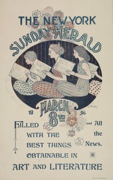 The New York Sunday herald. March 8th 1896., c1896. Creator: Charles Hubbard Wright