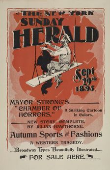 The New York Sunday herald. Sept. 29th 1895, c1893 - 1897. Creator: Unknown