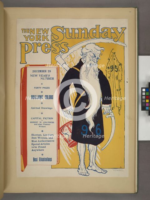 The New York Sunday press. December 29. 1895, c1893 - 1897. Creator: Unknown.