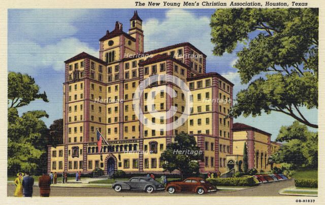 The new YMCA building, Houston, Texas, USA, 1940. Artist: Unknown