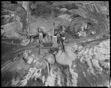 The new Annie Lowther Pit and environs at Hodbarrow Iron Ore Mines, Millom, Cumbria, c1930s. Creator: Arthur William Hobart