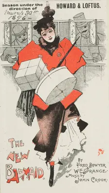 "The New Barmaid" at the Avenue Theatre, 1896. Creator: Unknown