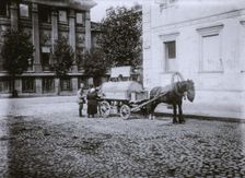 The New Basmannaya street in Moscow, 1920s