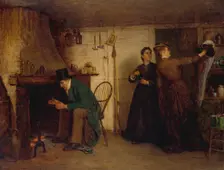 The New Bonnet, 1876. Creator: Eastman Johnson