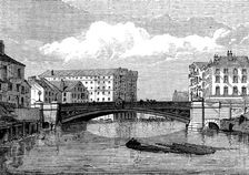 The New Bridge at Leeds, 1873. Creator: Unknown