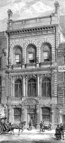 The new building of the Art-Union of London, 1880. Creator: Unknown