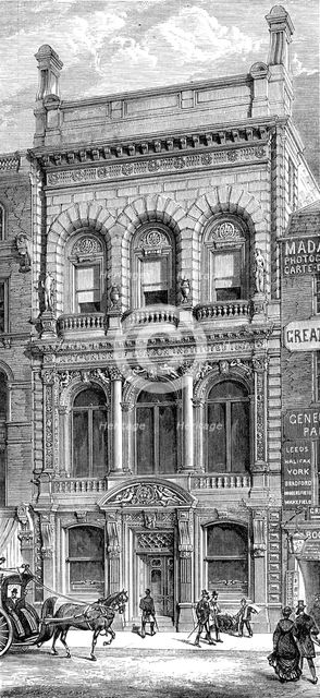 The new building of the Art-Union of London, 1880. Creator: Unknown.