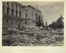 The New Capitol, Columbia, SC, 1865. Creator: George N. Barnard