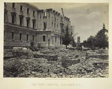 The New Capitol, Columbia, SC, 1865. Creator: George N. Barnard