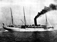 The new Castle Line mail steam-ship "Carisbrook Castle", 1898. Creator: Stephen Cribb