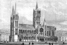 The new Cathedral of Truro: (copyright drawing of the architect's design), 1880. Creator: Unknown