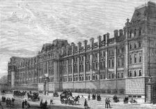 The new Cavalry Barracks at Knightsbridge, 1880. Creator: Unknown