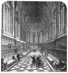 The New Chapel of St. John's College, Cambridge, 1869. Creator: Unknown