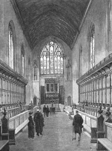 'The New Chapel, Queens College, Cambridge 1891. Creator: Unknown