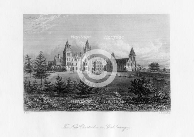 The New Charterhouse, Godalming, Surrey, late 19th century.Artist: JC Armytage