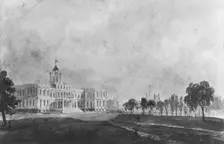 The New City Hall, New York, 1811-ca. 1813. Creator: Pavel Petrovic Svin'in