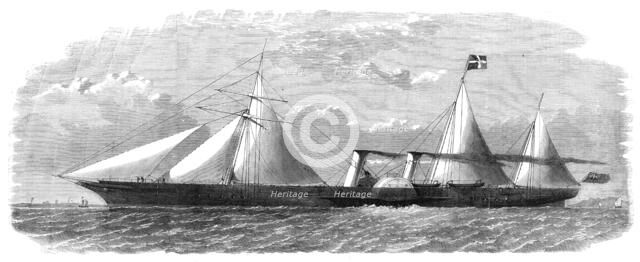 The new clipper steam-ship "Ly-ee-moon", built for the opium trade, 1860. Creator: Unknown.