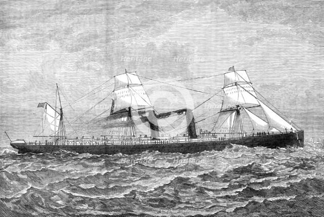 The new Cunard steam-ship Servia, 1881. Creator: Unknown.