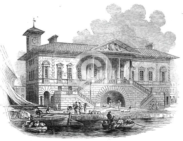 The new Custom House, Ipswich, 1845. Creator: Unknown.