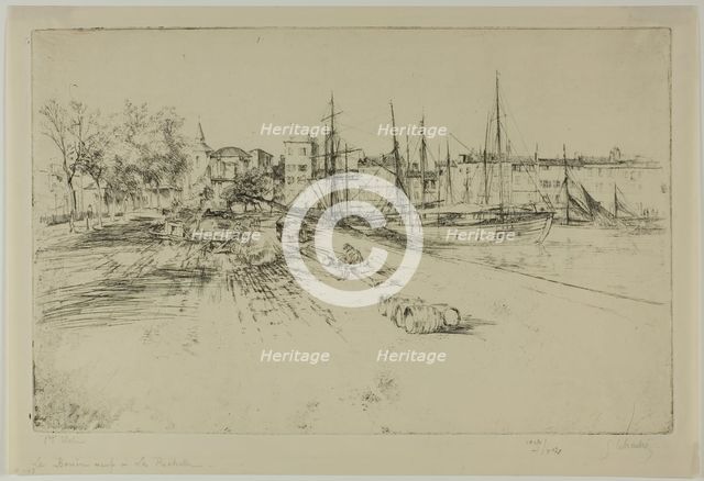 The New Dock at la Rochelle, 1904. Creator: Gustave Leheutre.