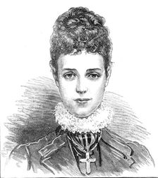 The new Empress of Russia, 1881. Creator: Unknown