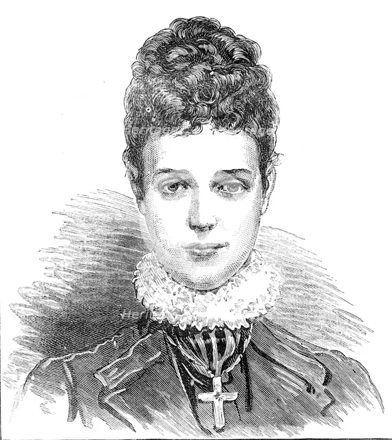 The new Empress of Russia, 1881.  Creator: Unknown.