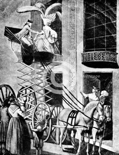 'The New-fashioned Phaeton', 1776. Artist: Unknown